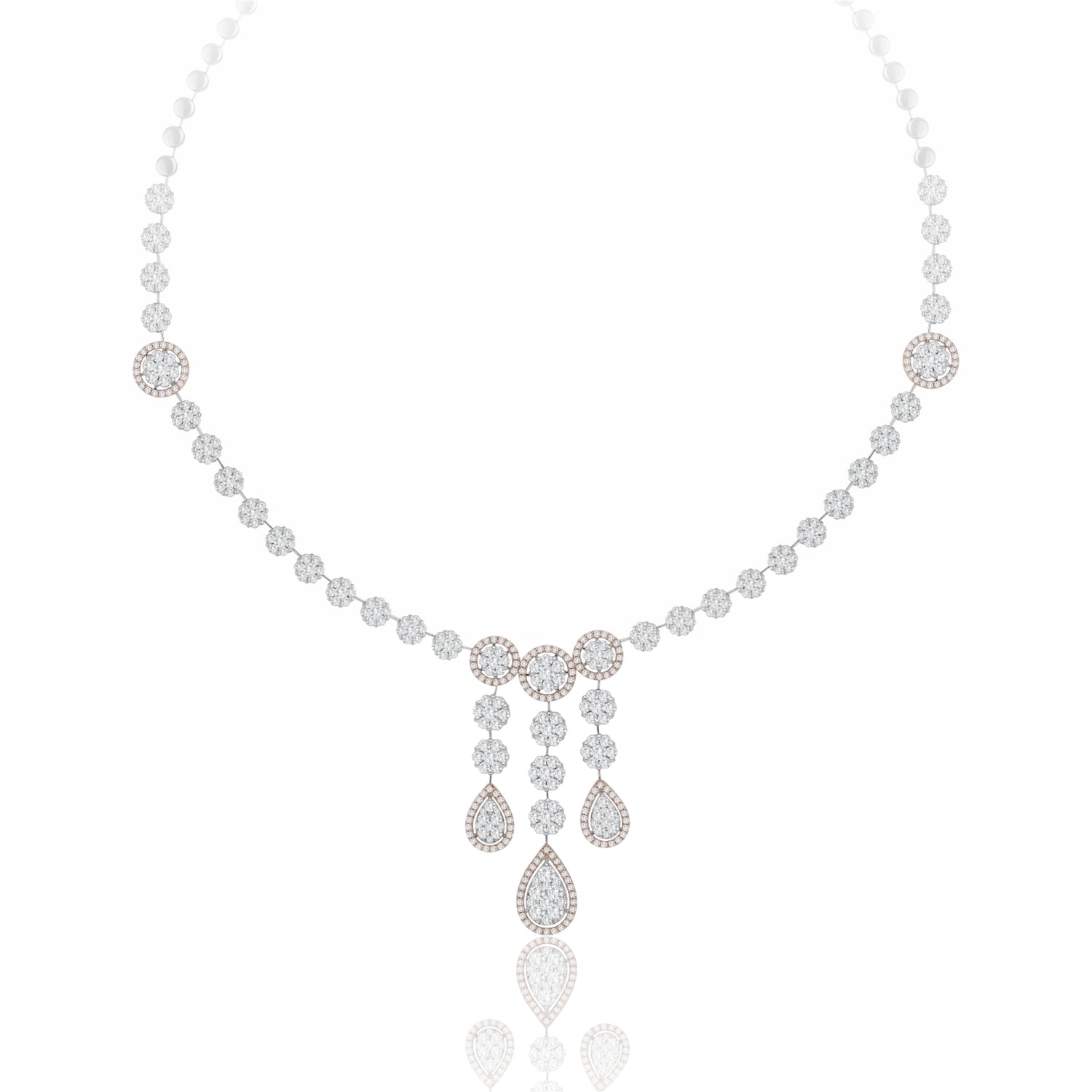 Dazzling Lab Grown Diamond Teardrop Necklace