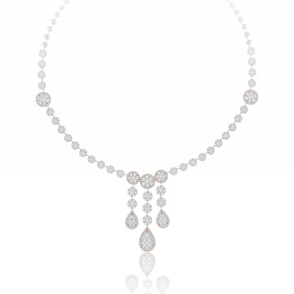 Dazzling Lab Grown Diamond Teardrop Necklace