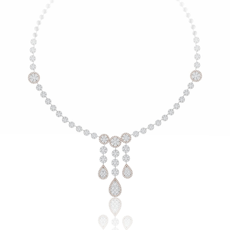 Dazzling Lab Grown Diamond Teardrop Necklace