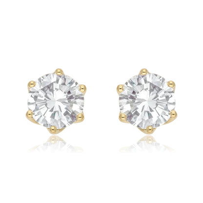 Timeless Ray Solitaire Lab Grown Diamond Earrings