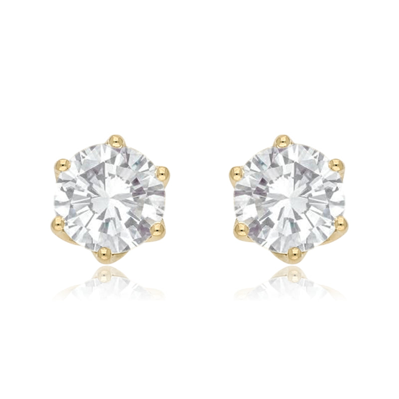 Timeless Ray Solitaire Lab Grown Diamond Earrings
