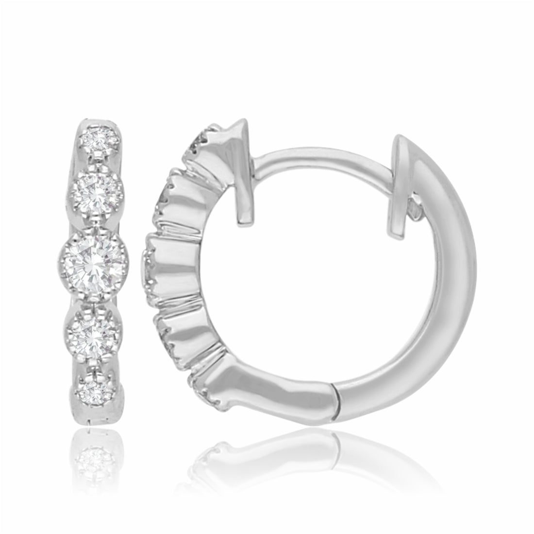 In-line Lab Grown Diamond Earrings