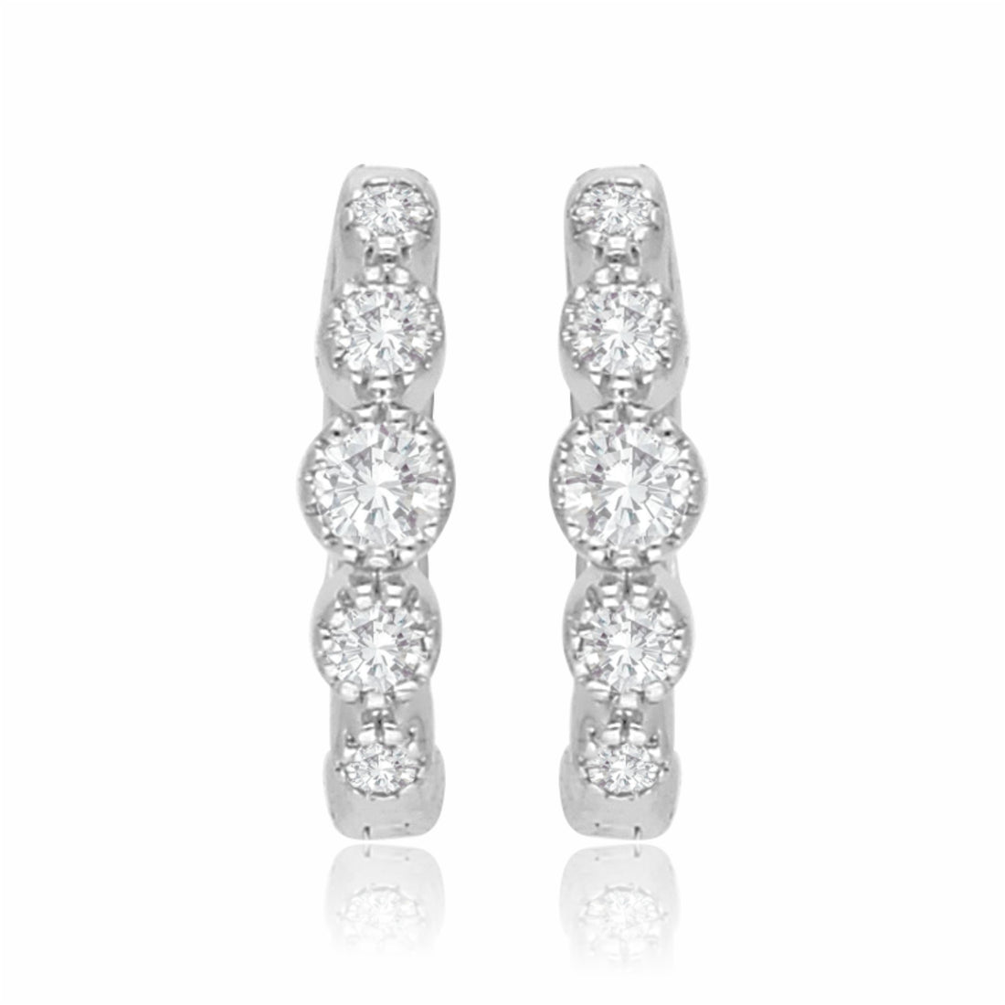 In-line Lab Grown Diamond Earrings