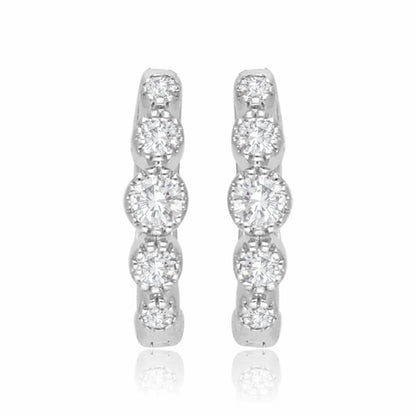 In-line Lab Grown Diamond Earrings