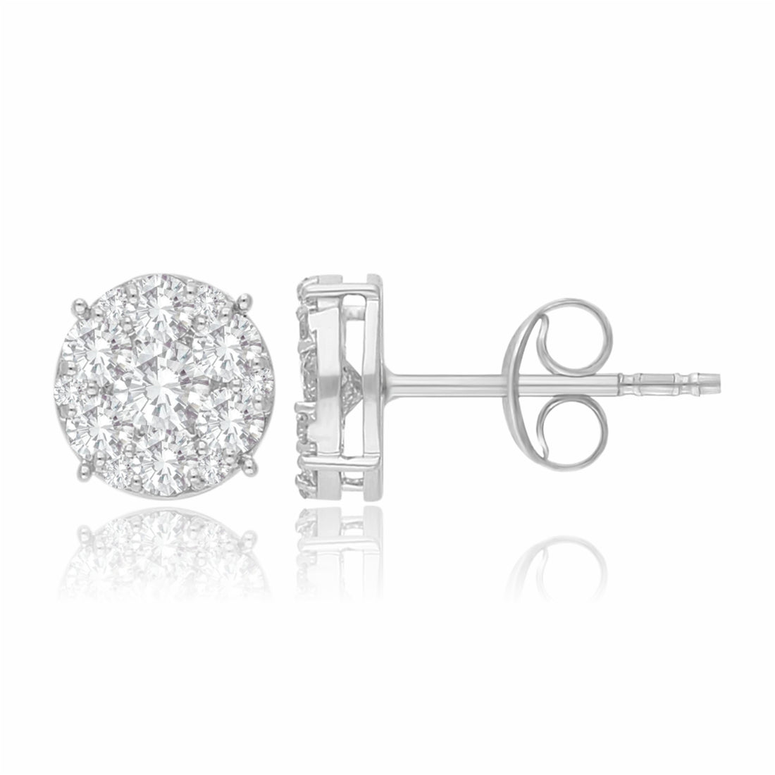 Illusional Lab Grown Diamond Earrings