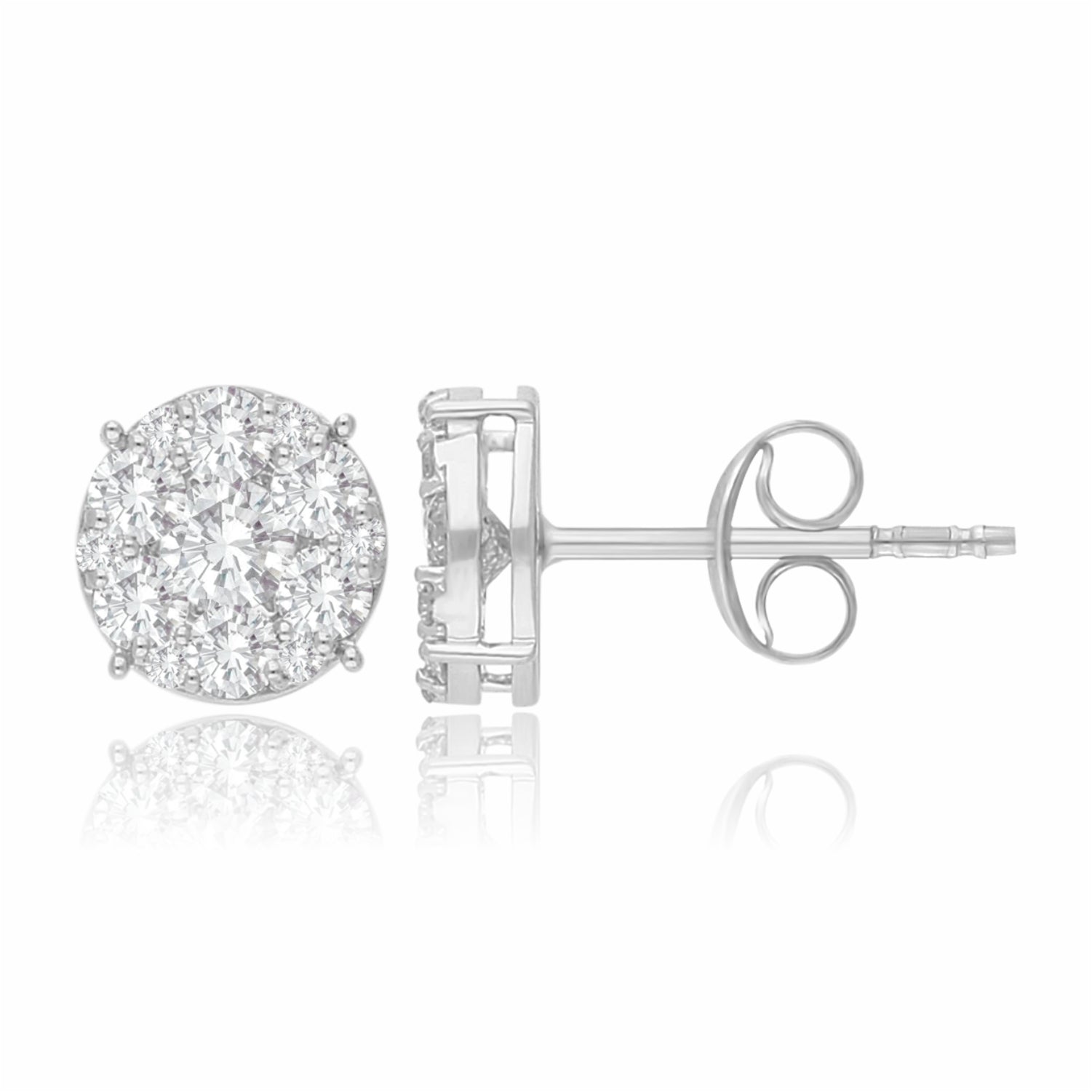 Illusional Lab Grown Diamond Earrings