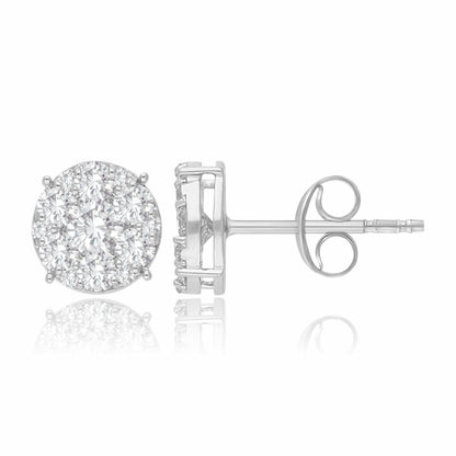 Illusional Lab Grown Diamond Earrings