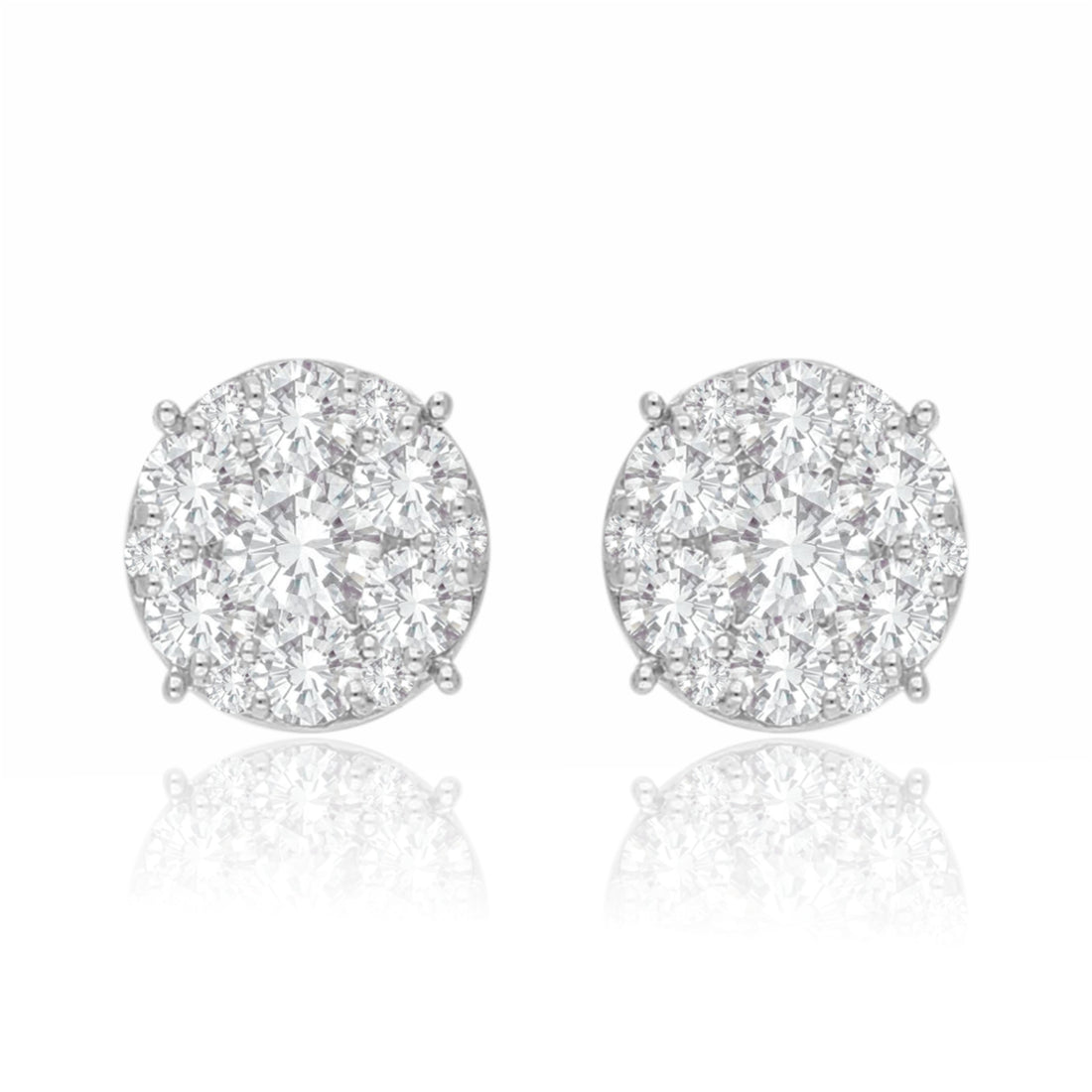 Illusional Lab Grown Diamond Earrings