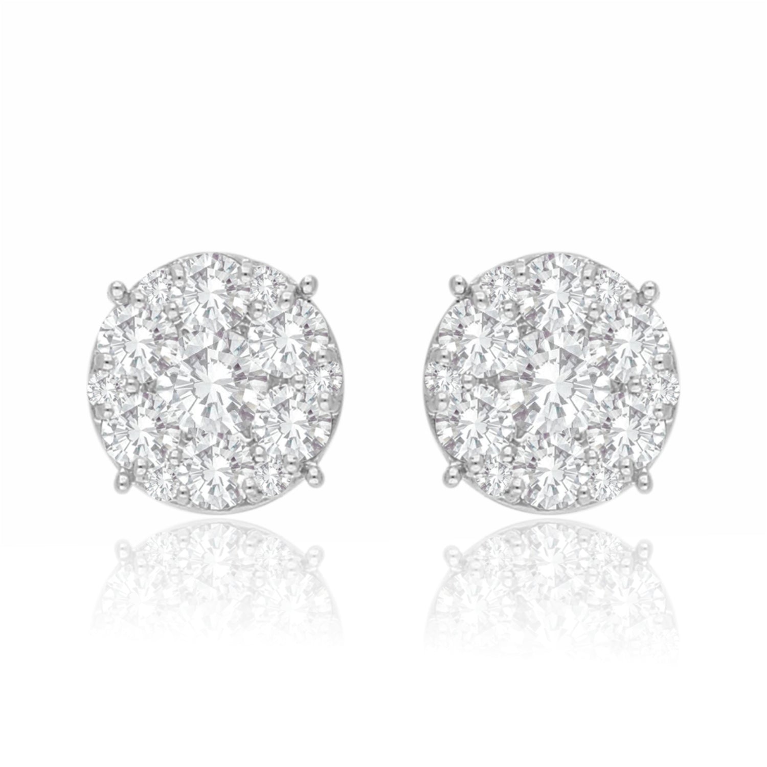 Illusional Lab Grown Diamond Earrings