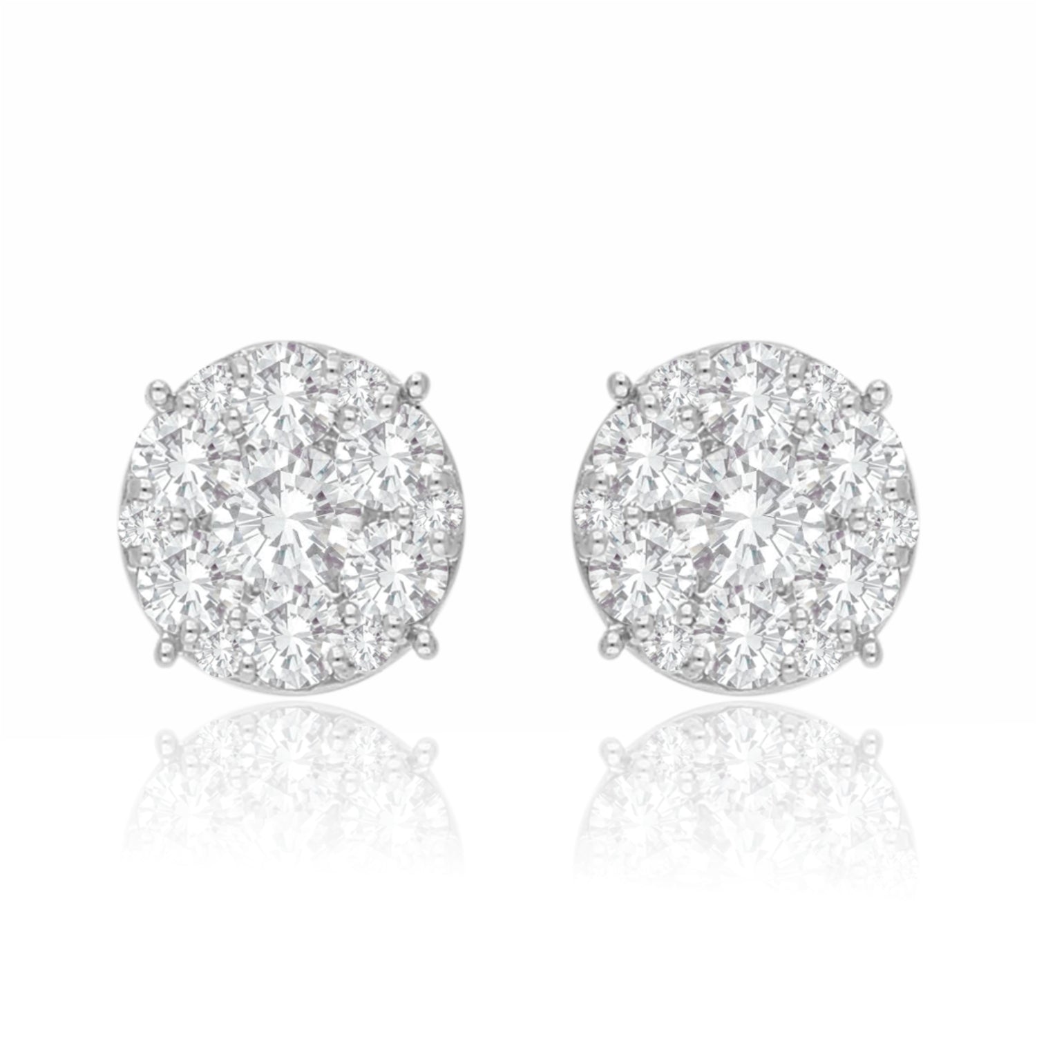Illusional Lab Grown Diamond Earrings