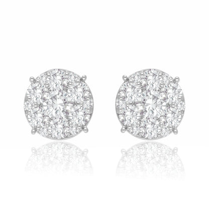 Illusional Lab Grown Diamond Earrings