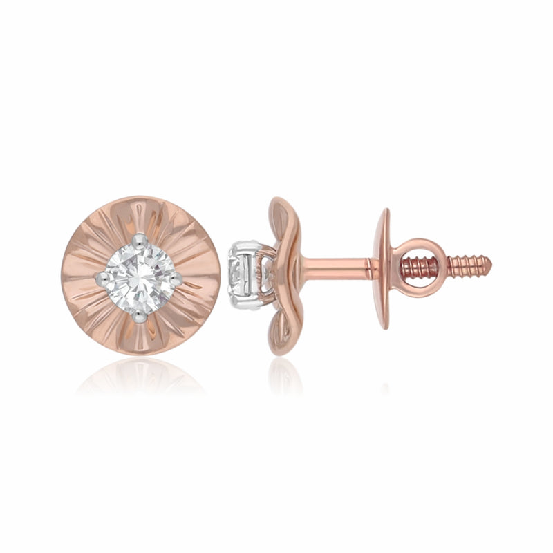 Petal Ray Lab Grown Diamond Earrings