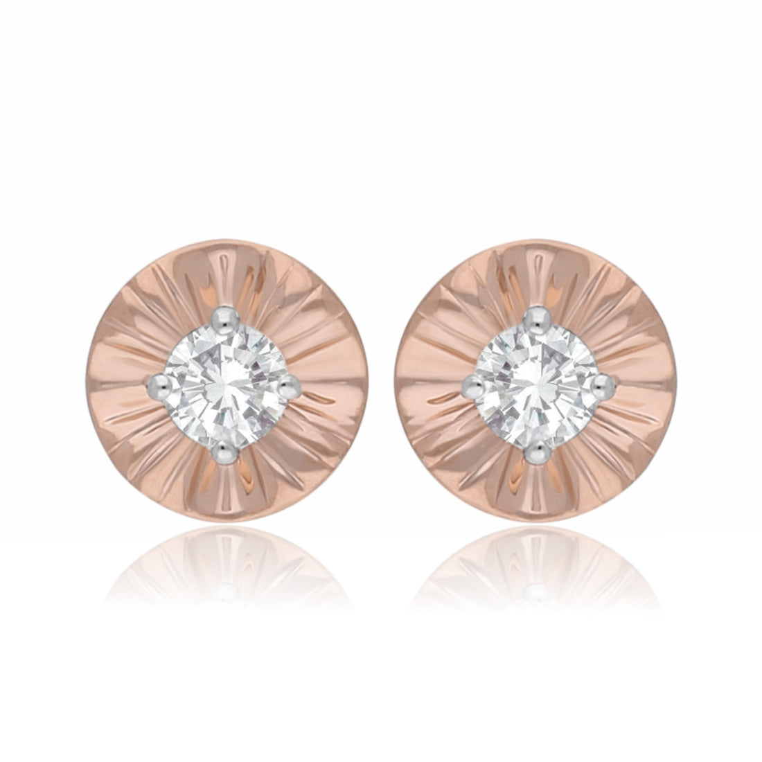Petal Ray Lab Grown Diamond Earrings