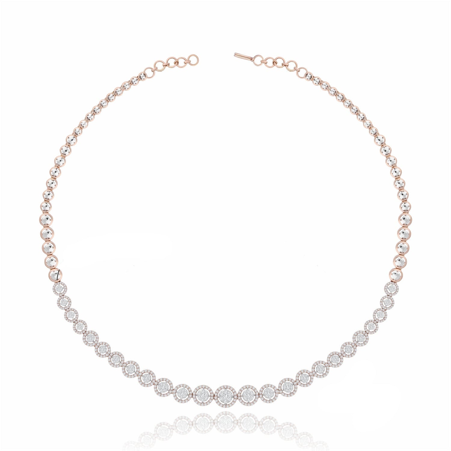 Sparkling Orb Lab Grown Diamond Necklace