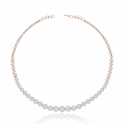 Sparkling Orb Lab Grown Diamond Necklace