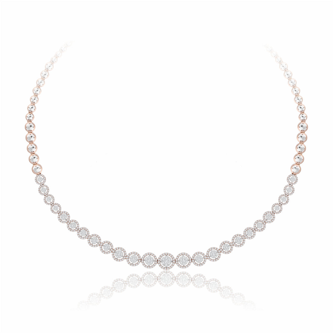 Sparkling Orb Lab Grown Diamond Necklace