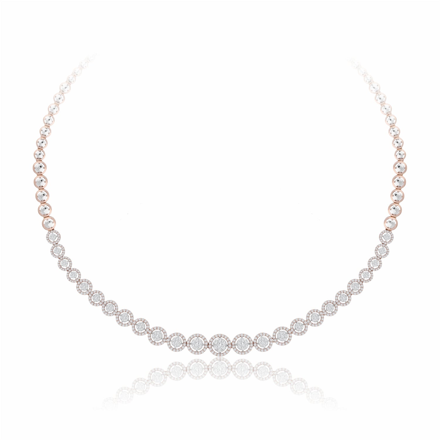 Sparkling Orb Lab Grown Diamond Necklace