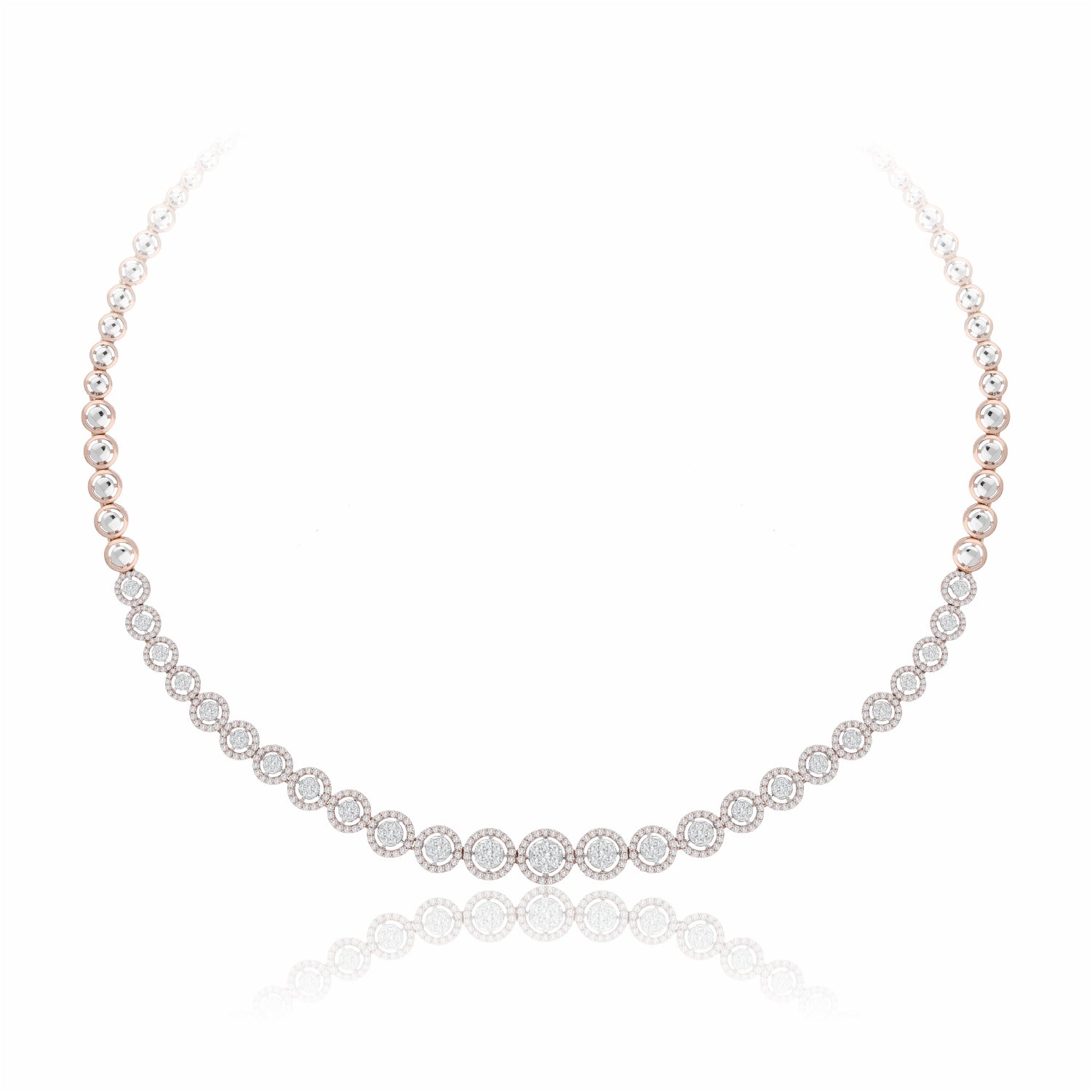 Sparkling Orb Lab Grown Diamond Necklace