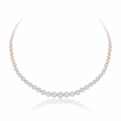 Sparkling Orb Lab Grown Diamond Necklace