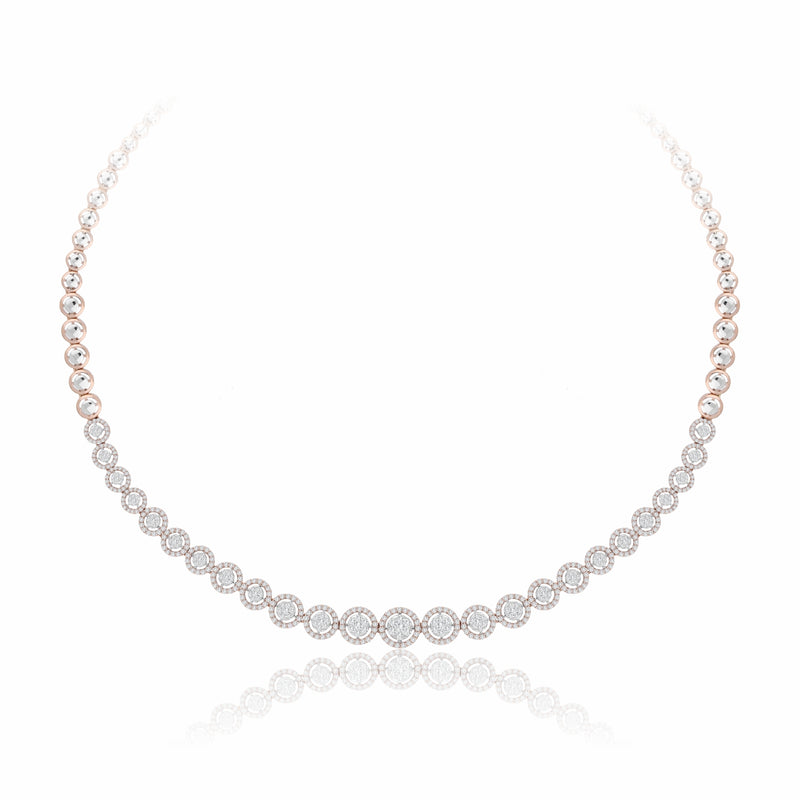 Sparkling Orb Lab Grown Diamond Necklace