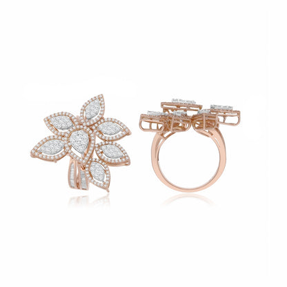 Ethereal Blossom Lab Grown Diamond Ring