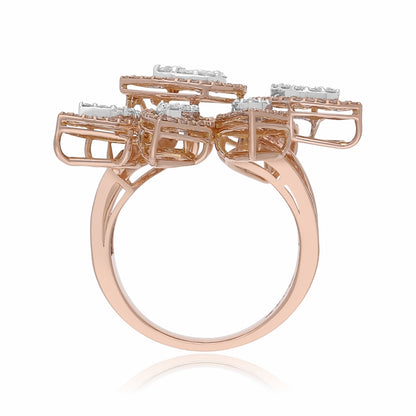 Ethereal Blossom Lab Grown Diamond Ring