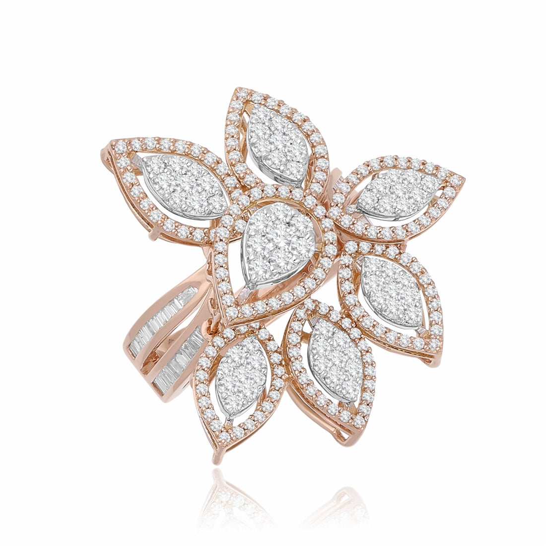 Ethereal Blossom Lab Grown Diamond Ring