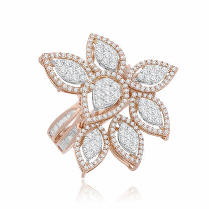 Ethereal Blossom Lab Grown Diamond Ring