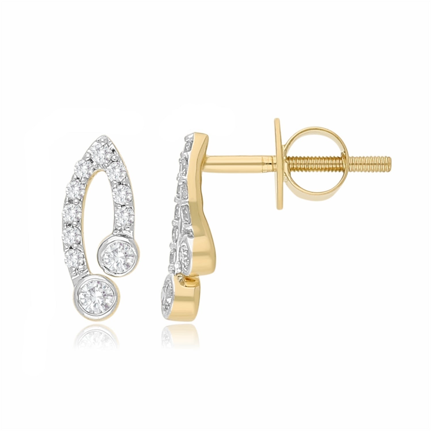 Glimmering Grove Lab Grown Diamond Earrings