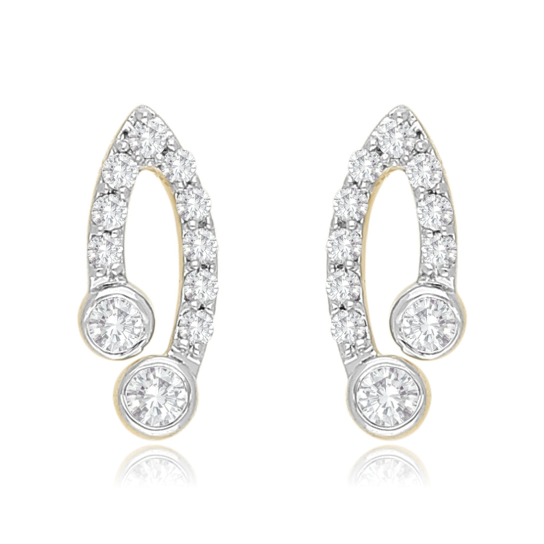 Glimmering Grove Lab Grown Diamond Earrings