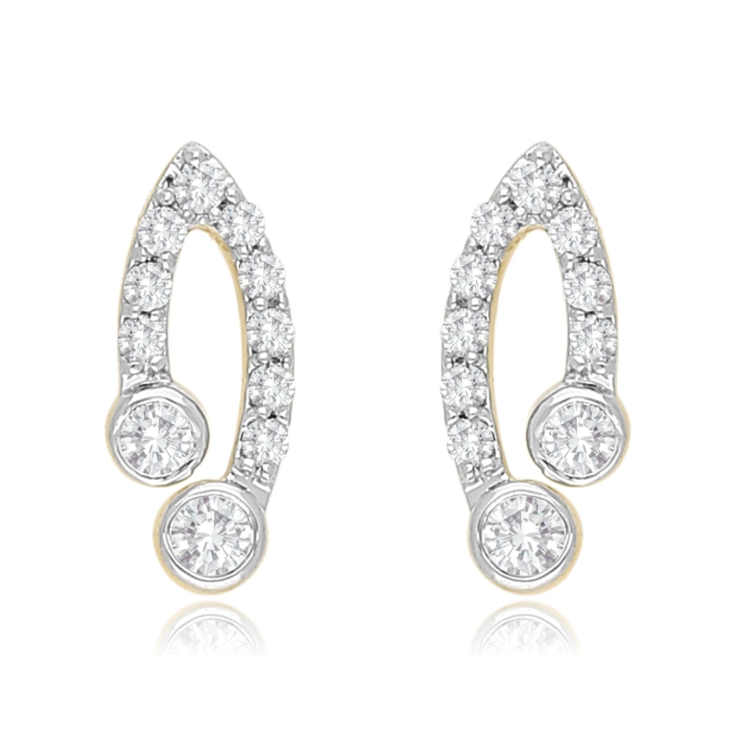 Glimmering Grove Lab Grown Diamond Earrings