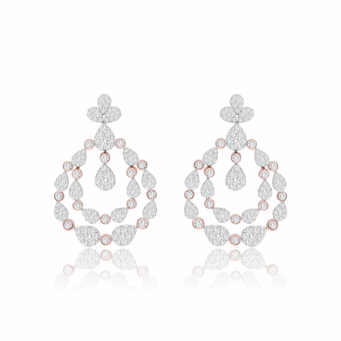 Dewdrop Chandelier Lab Grown Diamond Earrings