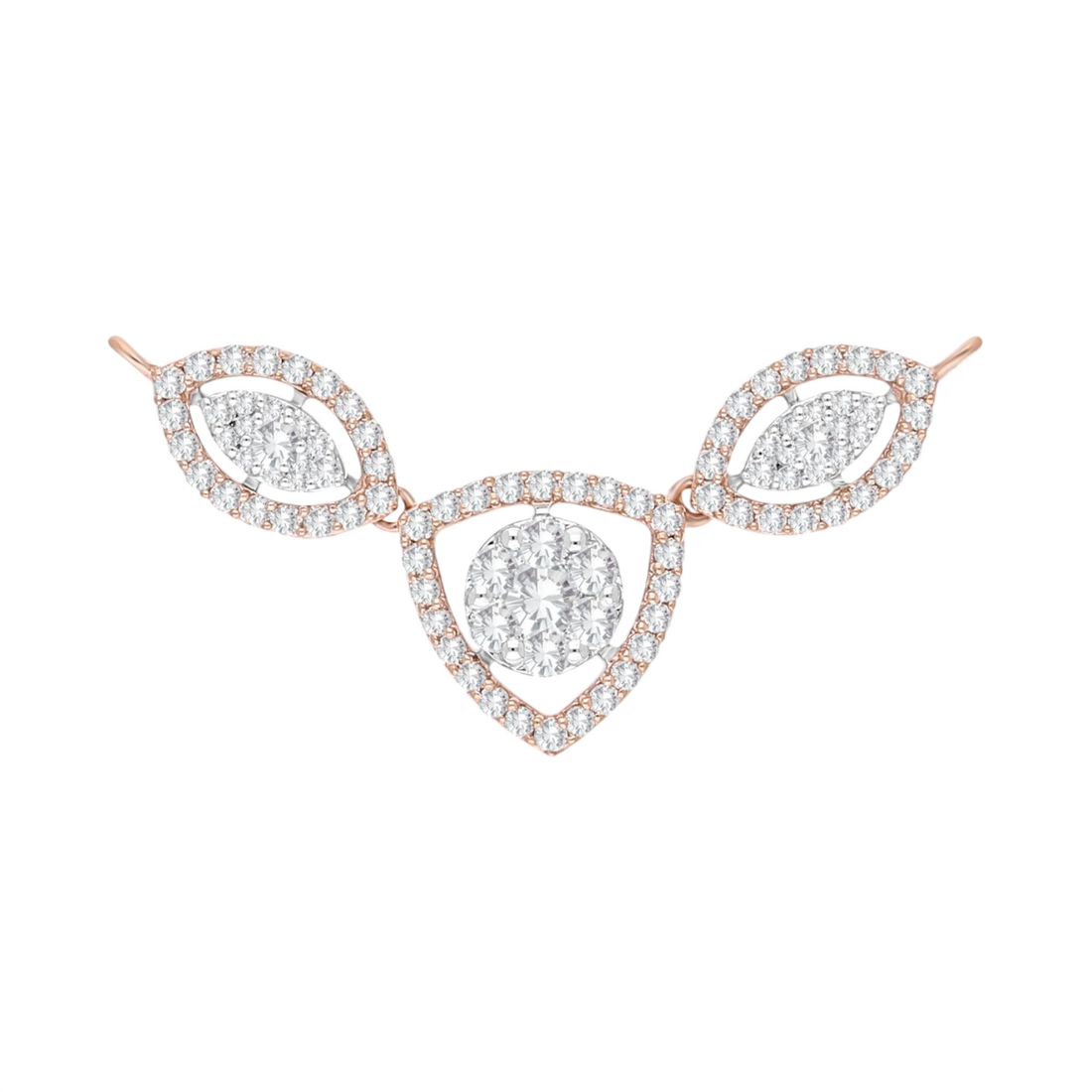 Mystic Triad Lab Grown Diamond Pendant