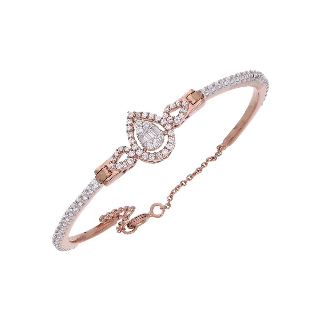 Blushing Teardrop Lab Grown Diamond Bracelet