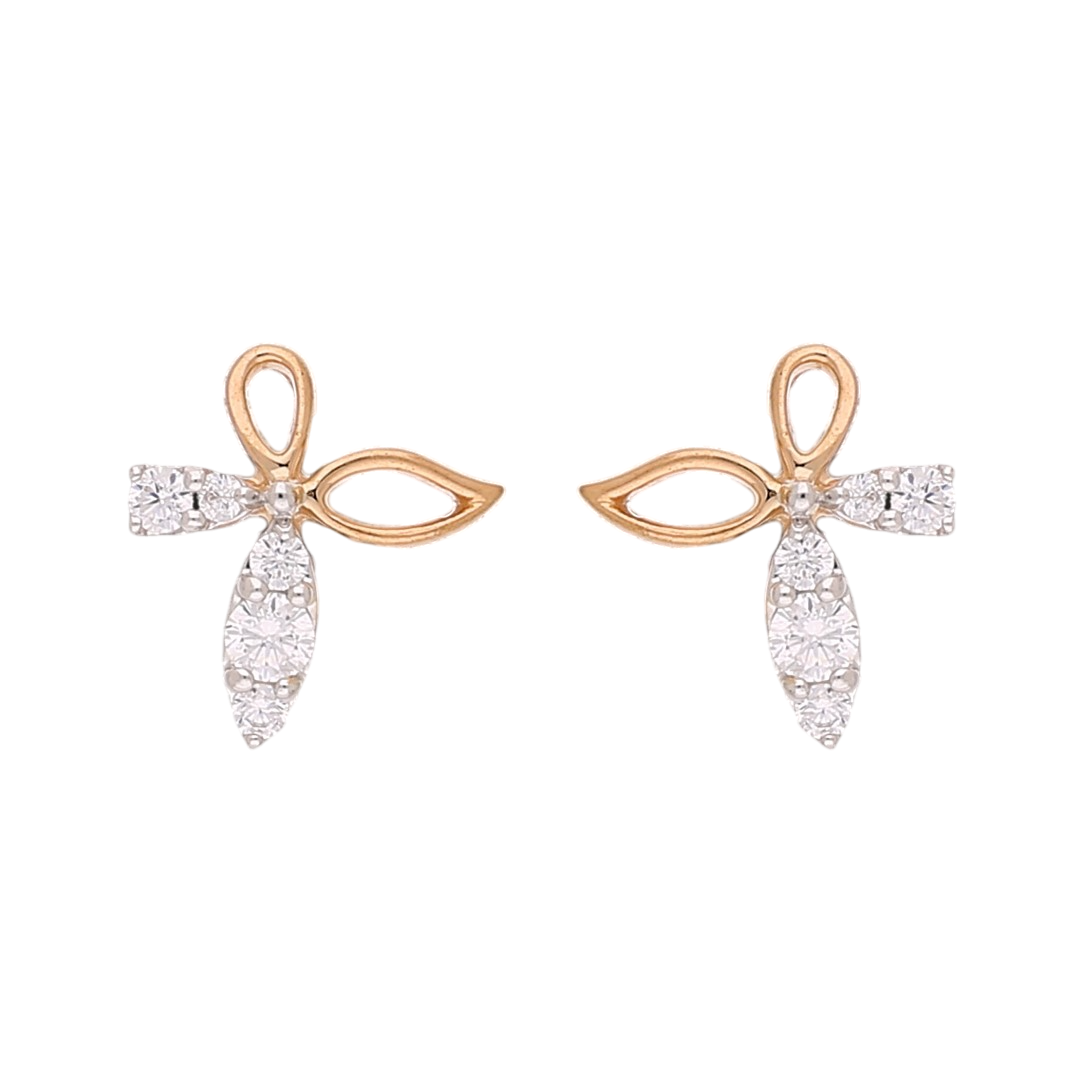 Butterfly Lab Grown Diamond Earrings