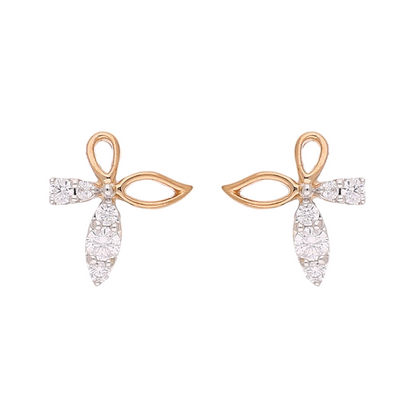 Butterfly Lab Grown Diamond Earrings