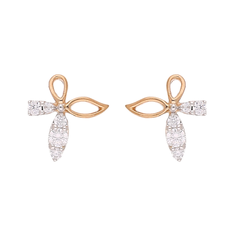 Butterfly Lab Grown Diamond Earrings