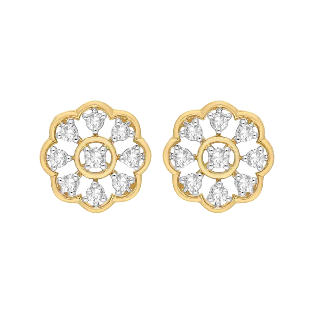 Glimmering Garden Lab Grown Diamond Earrings
