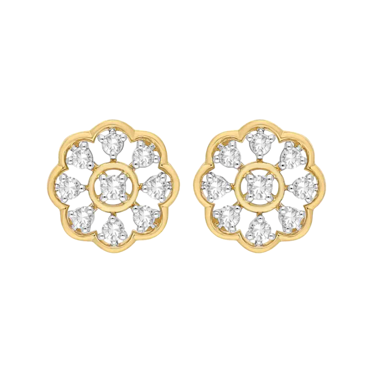 Glimmering Garden Lab Grown Diamond Earrings