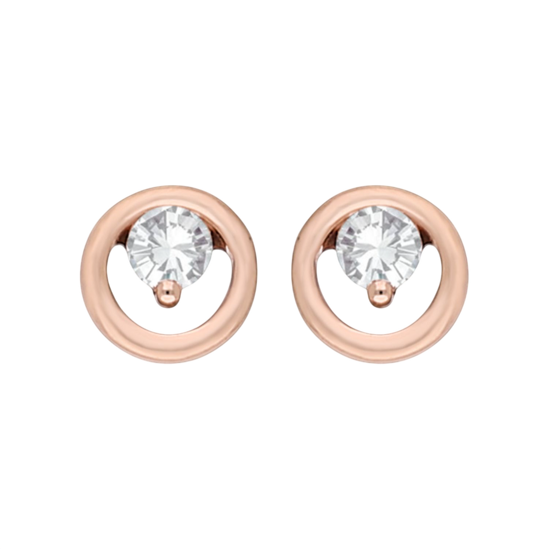 Modern Loop Lab Grown Diamond Earring