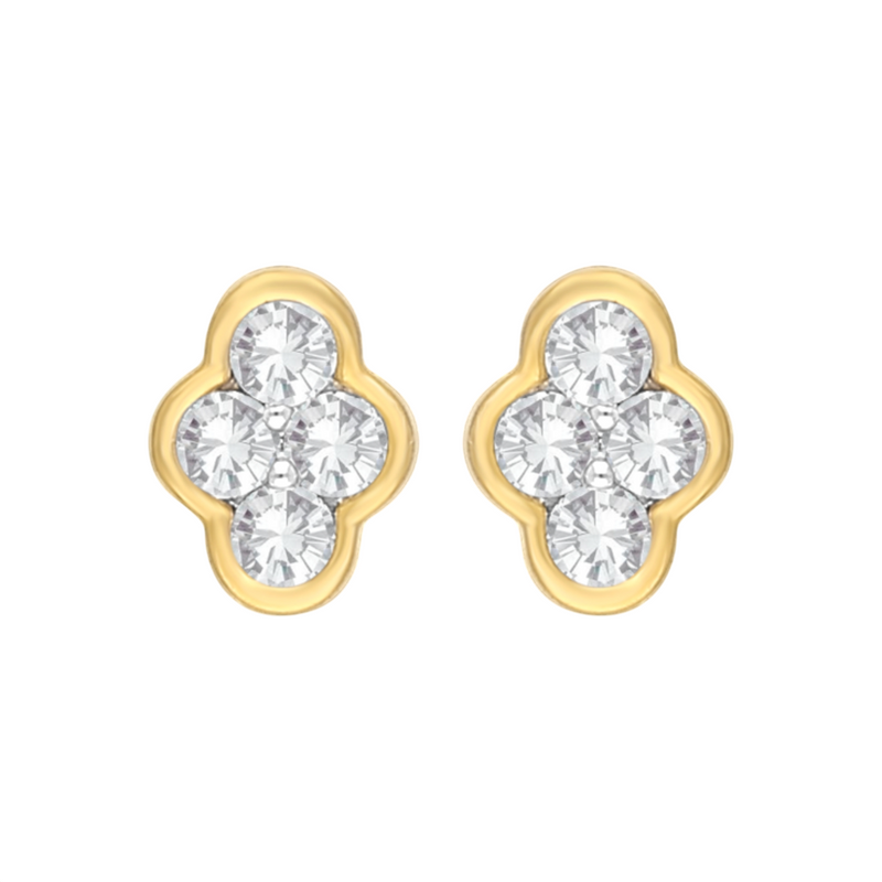 Quadra Sparkle Lab Grown Diamond Earrings