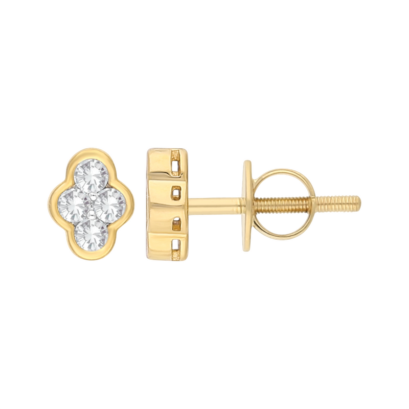 Quadra Sparkle Lab Grown Diamond Earrings