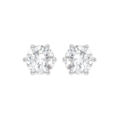 Heritage Solitaire Lab Grown Diamond Earrings