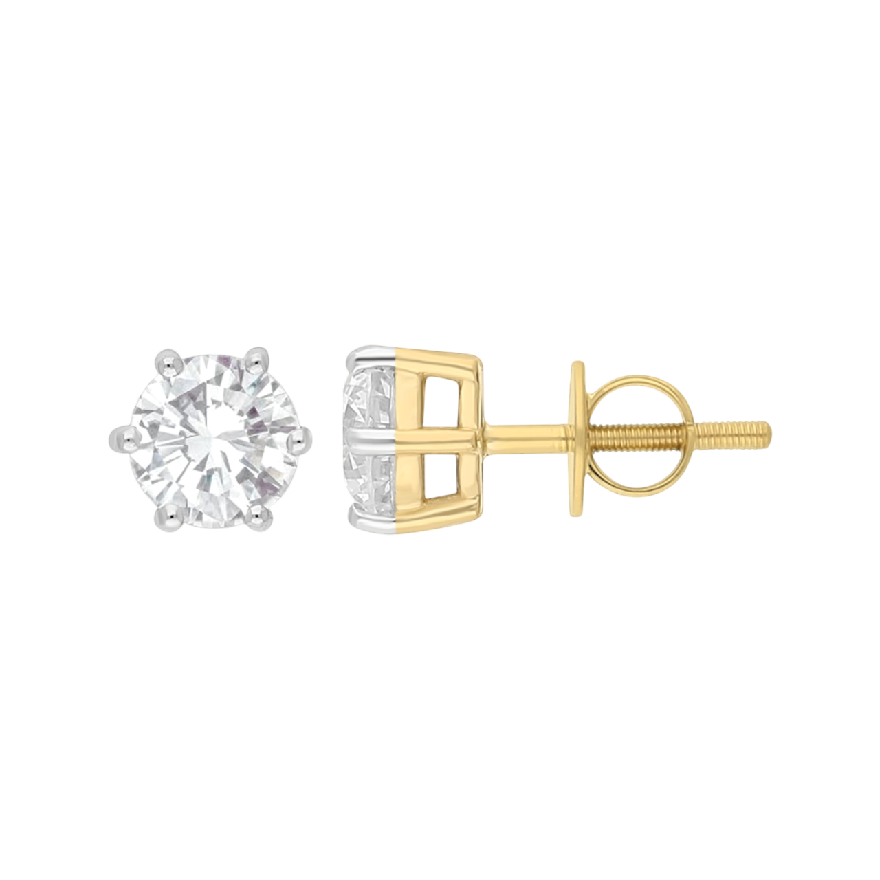 Heritage Solitaire Lab Grown Diamond Earrings