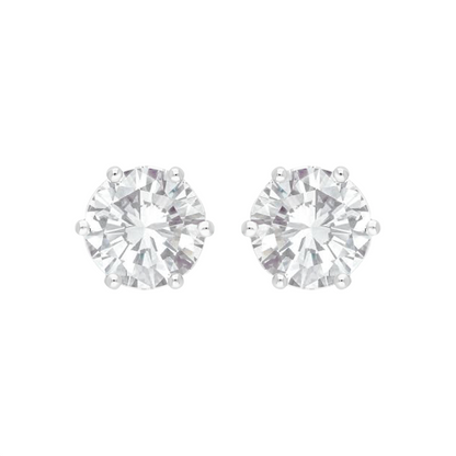 Lumière Solitaire Lab Grown Diamond Earrings