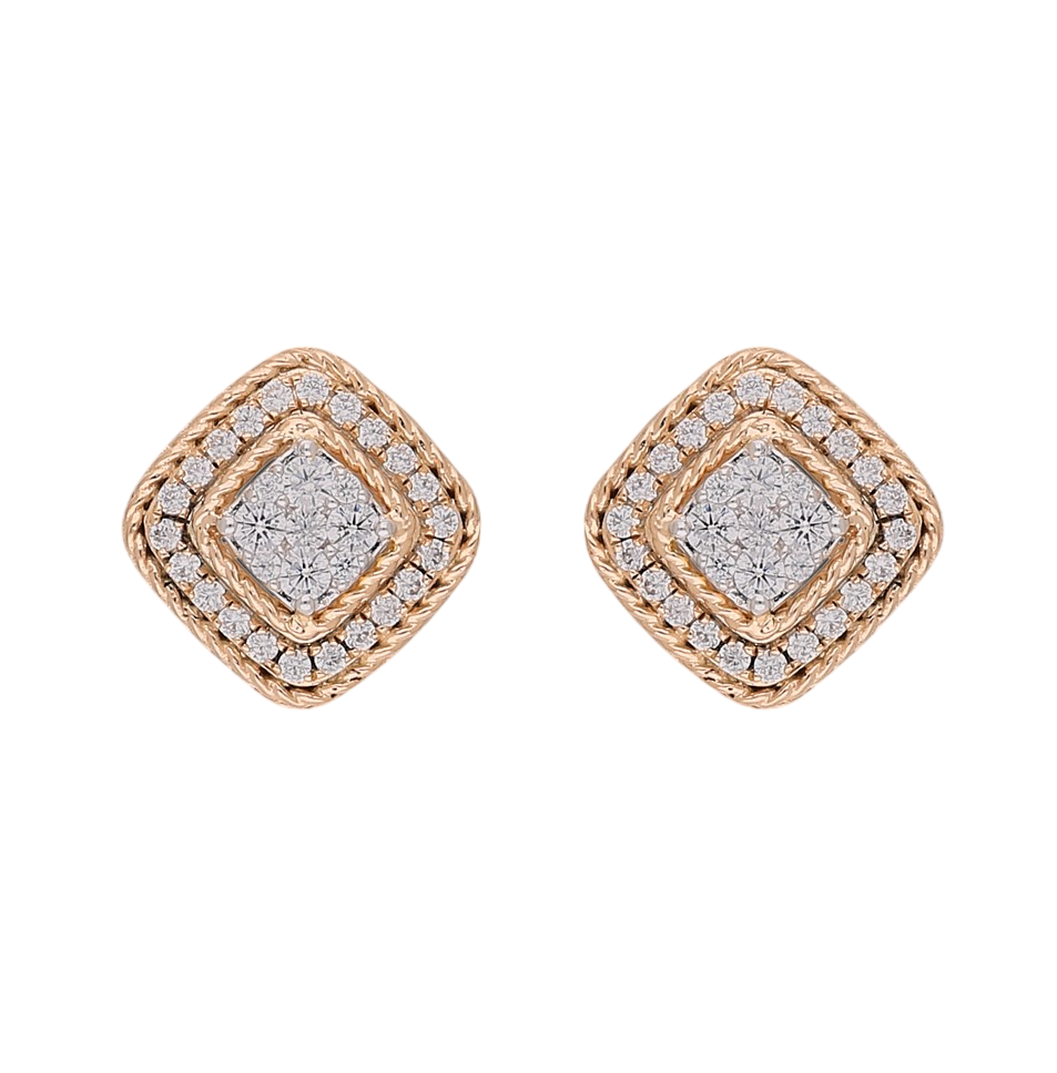 Blush Aura Lab Grown Diamond Earrings