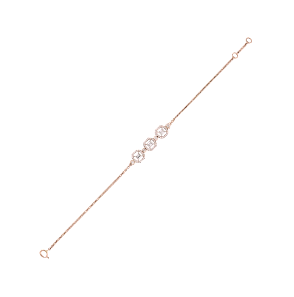 Triple Allure Lab Grown Diamond Bracelet