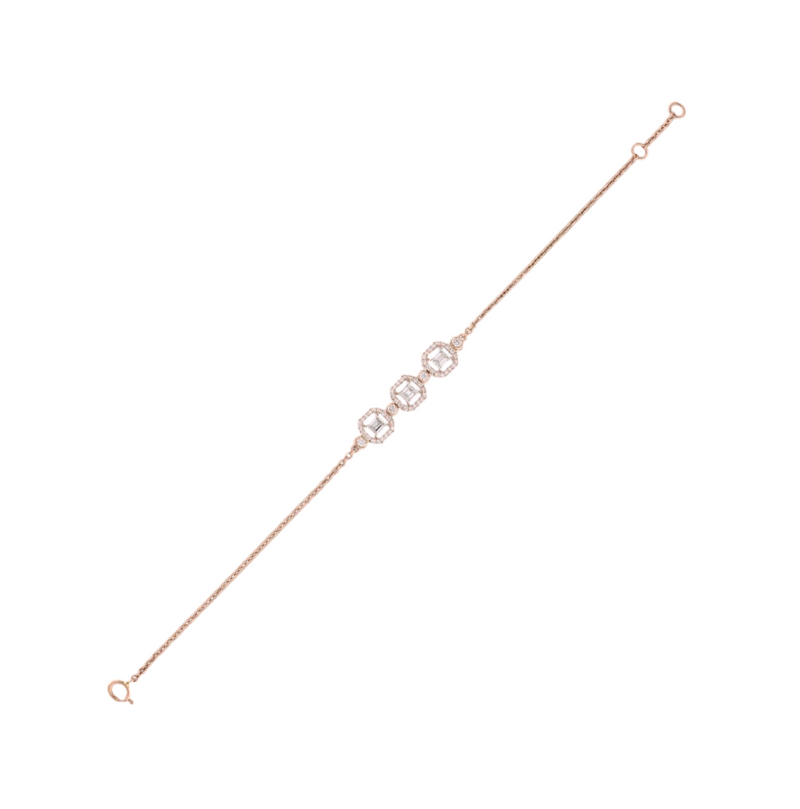 Triple Allure Lab Grown Diamond Bracelet