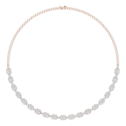Glint Halo Lab Grown Diamond Necklace