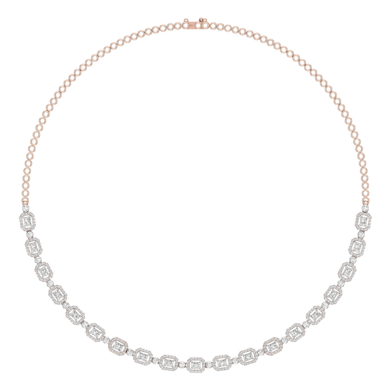 Glint Halo Lab Grown Diamond Necklace